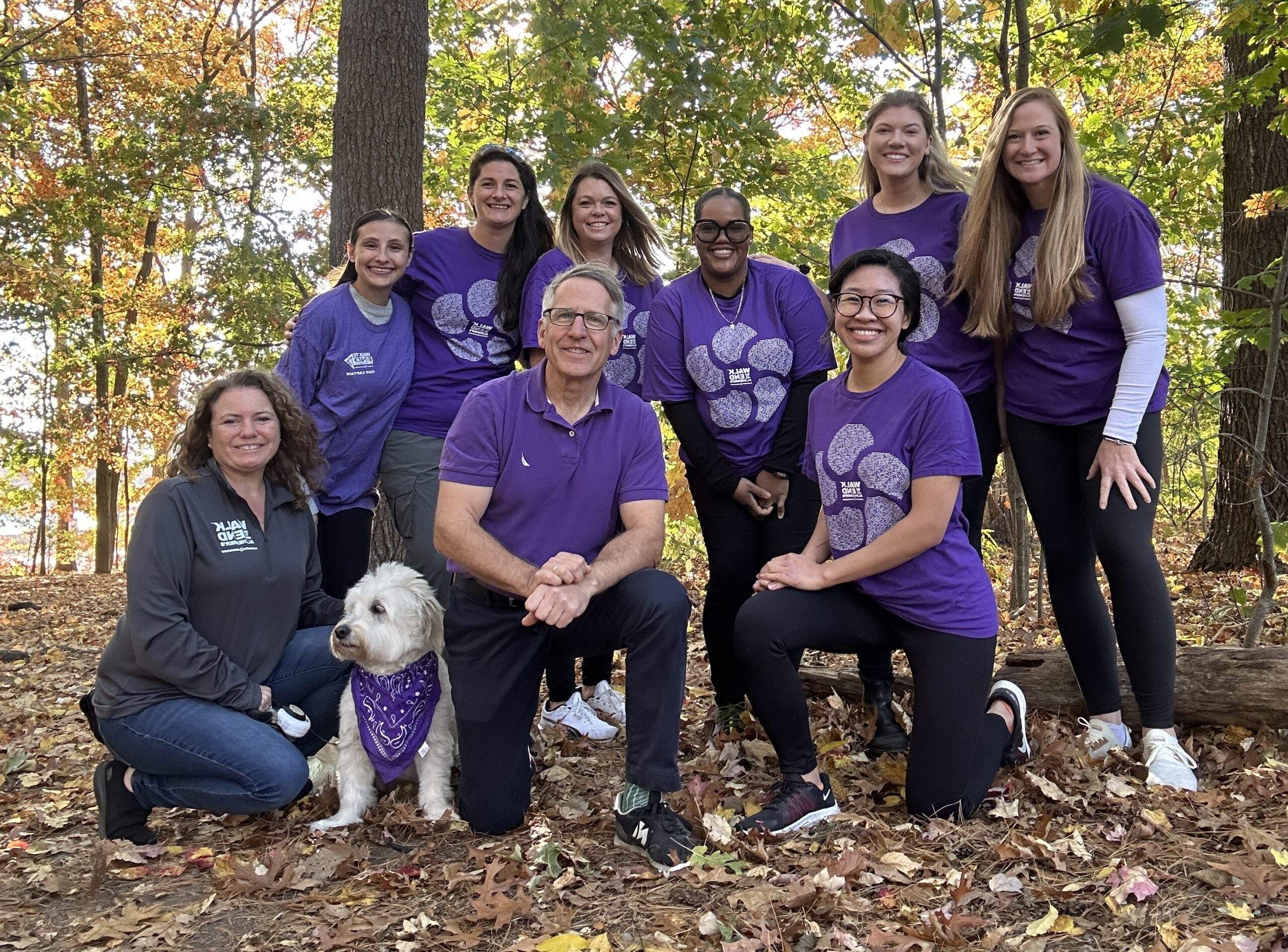 Staff Photograph of FirstLight team in the woods.